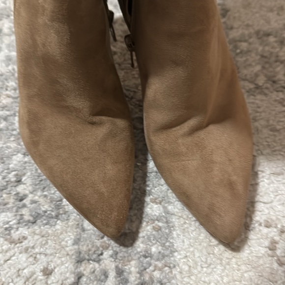 None west tan suede fall winter Brown High Heel Knee-High Boots 7 - Picture 5 of 7